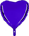 Palloncino Cuore 18" Colore Blu Mylar 45 cm