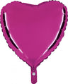 Palloncino Cuore 18" Colore Fucsia Mylar 45 cm