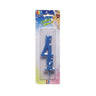 Candelina Celeste Maxi Numero 4 15 cm