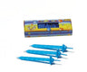 Candeline Classiche Celesti Con Sostegno 6 cm Celeste