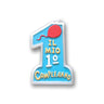 Candela 1° Compleanno Celeste 10 cm