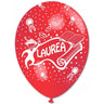 Palloncini in Lattice Laurea Colore Rosso (10pz) 30 cm
