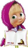 Palloncino Masha e Orso B-Pad Scrivibile Mylar 110 cm