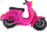 Palloncino Moto Vespa Mylar 80 cm Rosso Blu