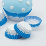 Pirottini per Cupecakes Pallini Celesti (100 pz) Carta 3 cm