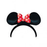 Coroncina Orecchie Minnie Fiocco Rosso Plastica