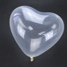 Palloncini Cuore 17" Trasparenti Lattice 43 cm Trasparente