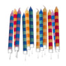 Candeline Linee Style Color 6 cm Multicolor