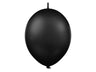 Palloncini Lattice Link Neri 35 cm Nero
