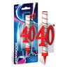 Candela Fontana Luminosa Numero 40 Bianco Rosso