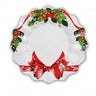 Piatti Fiocco Rosso da 20 cm (10 pz) Cartoncino