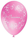 Palloncini in Lattice Cresima Rosa 30 cm
