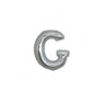 Micro Palloncino Lettera G (17 cm - 5pz) Mylar Argento