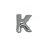 Micro Palloncino Lettera K (17 cm - 5pz) Mylar Argento