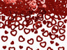 Confetti Decorativi Cuori Rossi Rosso