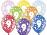 Palloncini 14" Multicolor Numero 9 Lattice 36 cm