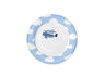 Piatti di carta Aeroplano (6 pz) 18 cm Celeste