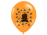 Palloncini in Lattice 12" Casa Infestata (10 pz) Arancio Arancione