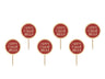 Picks Toppers Merry Christmas (6 pz)