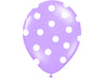 Palloncini 14" Lilla a Pois Bianchi Lattice 36 cm