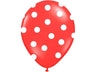Palloncini 14" Rossi a Pois Bianchi Lattice 36 cm