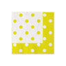 Tovaglioli Pois Gialli (20 pz) Carta 25 x 25 cm Rosa