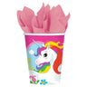 Bicchieri Unicorno da 266 ml (8 pz) Plastica