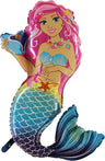 Palloncino Sirena Mylar 90 cm