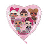 Palloncino Cuore LOL Surprise Rosa Mylar 45 cm