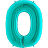 Palloncino Gigante Numero 0 (zero) - Tiffany Mylar 100 cm