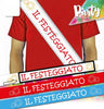 Fascia in Tessuto il Festeggiato - Bianco 180 cm
