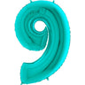 Palloncino Gigante Numero 9 (nove) - Tiffany Mylar 100 cm