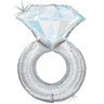 Palloncino Anello Diamante 38"/97 cm Mylar