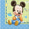 Tovaglioli di Carta Baby Mickey Mouse (20 pz) 33 x 33 cm