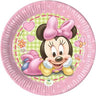 Piatti di Carta Baby Minnie Mouse da 20 cm (8 pz)