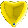 Palloncino Mini Cuore Giallo 9" Mylar 23 cm