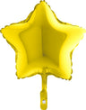 Palloncino Mini Stella Gialla 9" Mylar 23 cm Giallo