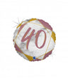 Palloncino Tondo Numero 40 Rosa Gold