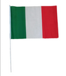 Bandierina Italiana Piccola Con Asta - Tricolore (50 x 30 cm)