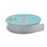 Nastro Argento Doppio Raso 25 mm x 50 mt Stoffa