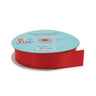 Nastro Rosso Doppio Raso 25 mm x 50 mt Stoffa