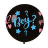 Pallone Gigante 31" Boy o Girl? Lattice 80 cm Nero