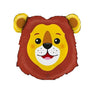 Mini Palloncino Testa Leone Mylar 30 cm