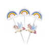 Candeline Picks Unicorni (5 pz)