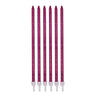 Candeline Matita Fucsia Lux Glitter (12 pz) 15 cm