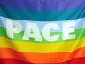 Bandiera Della Pace Grande (150 x 90 cm) Poliestere