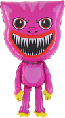 Palloncino Monster Fucsia Mylar 70 cm