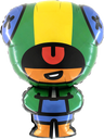 Palloncino Brawl Stars Mylar 44 x 61 cm Nero