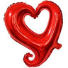 Palloncino Cuore Rosso Small Mylar 23 cm