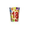 Bicchierini Numero 18 (10 pz) Carta